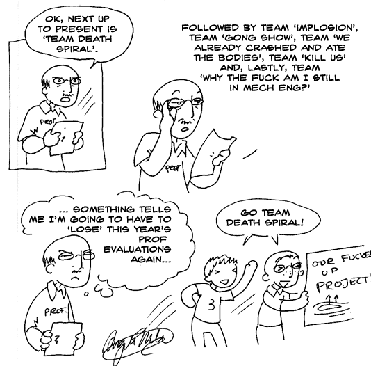 Team Death Spiral!