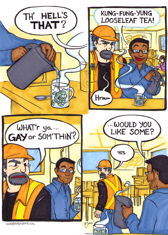 Threatened Masculini-Tea