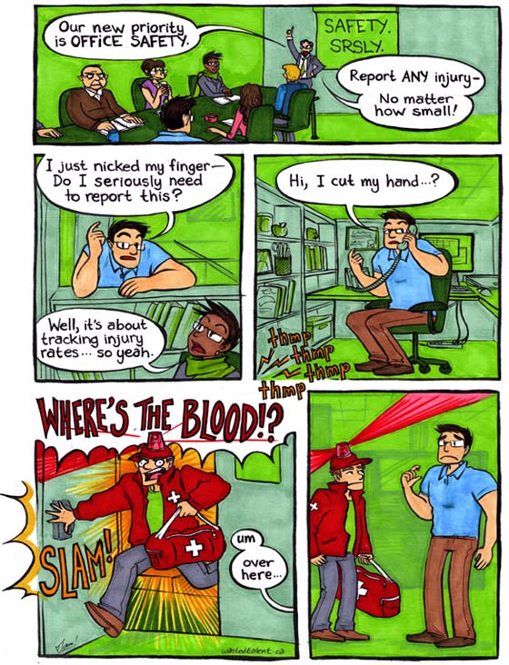 Office Safety is Srs. 