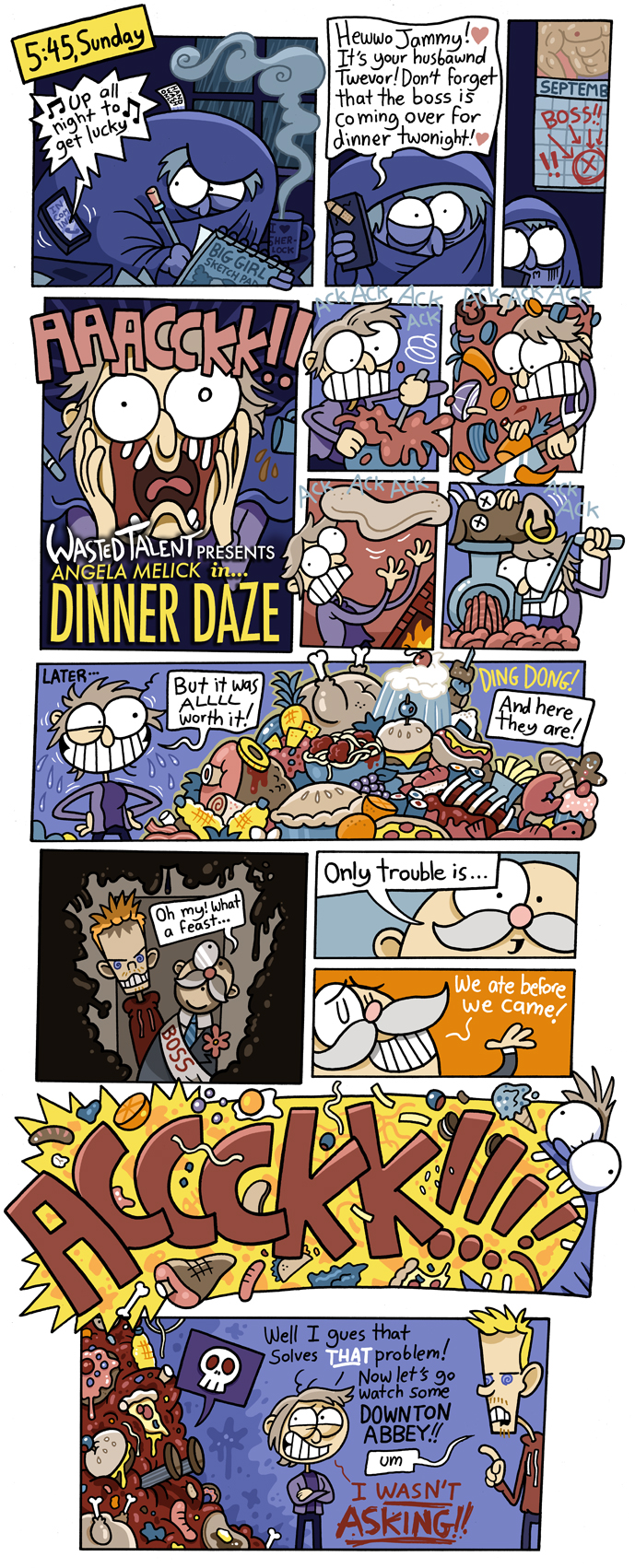 Dinner Daze - Guest Comic by JJ McCullough