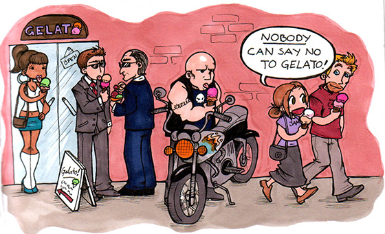 We all scream for... gelato?